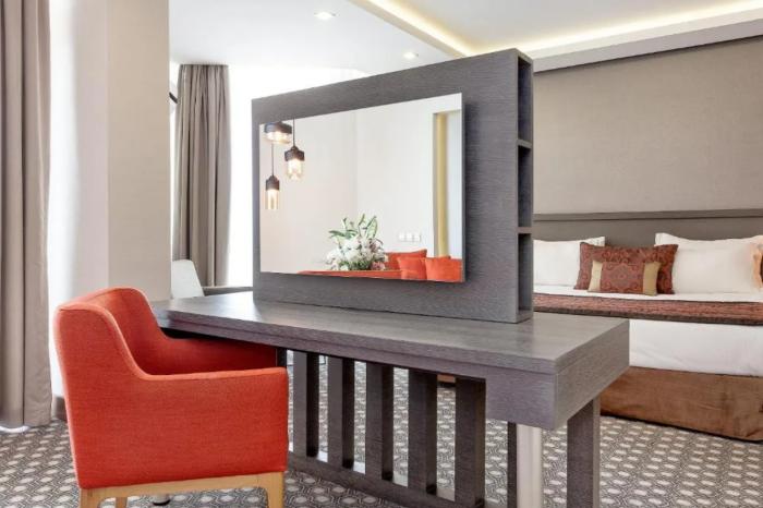 Salamis Bay Conti Resort Hotel & Casino Famagouste Chambre photo A room at the hotel